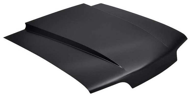 FM110038 Cowl Induction Hood-1987-93 Mustang; 2" Rise; Bolt On; EDP Coated