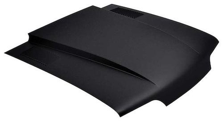 FM110039 2 in. Rise Cowl Induction Hood for 1987-93 Ford Mustang
