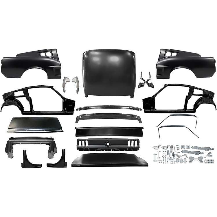 FM1968B Coupe to Fastback Sheet Metal Conversion 1968 Ford Mustang