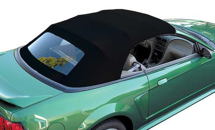 FM3207614 1991-93 Ford Mustang; Convertible Top; Stayfast Canvas; Black