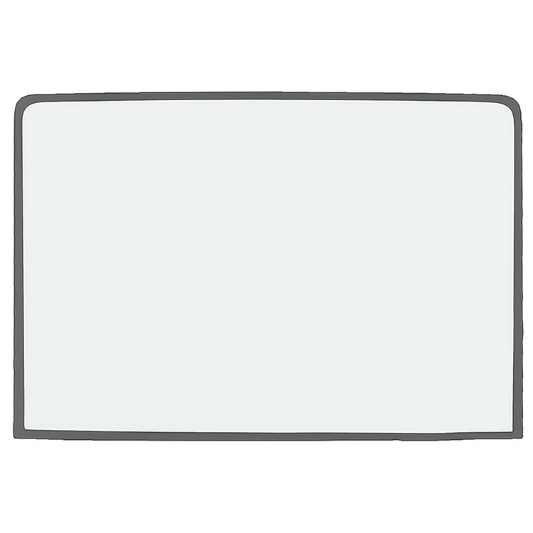 FM3754C Rear Window Glass for 1967-68 Mustang Fastback