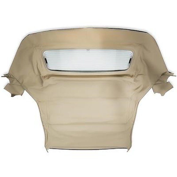FM5204521 2005-14 Ford Mustang; Convertible Top; One-Piece; With Glass Window; Sailcloth Vinyl; Camel