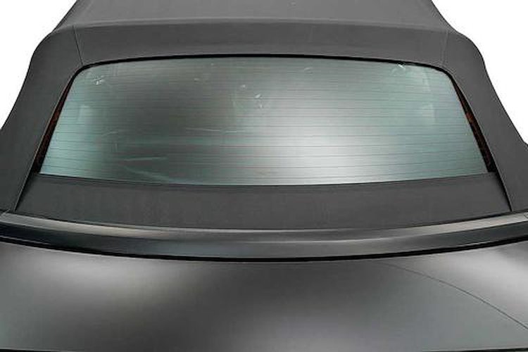 FM8028909 1994-04 Ford Mustang, Glass Rear Window, For Convertible Top, Sailcloth Vinyl, w/Defrost, Black