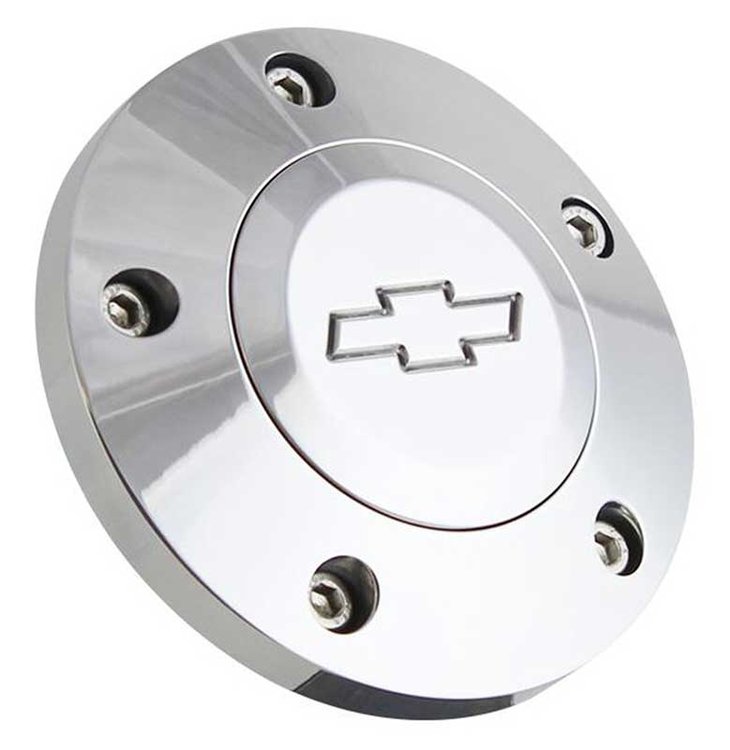 FS125P04 Horn Button Cap with Bow Tie Logo for 5-Bolt Steering Wheels