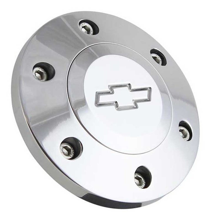 FS126P04 Horn Button Cap with Bow Tie Logo for 6-Bolt Steering Wheels