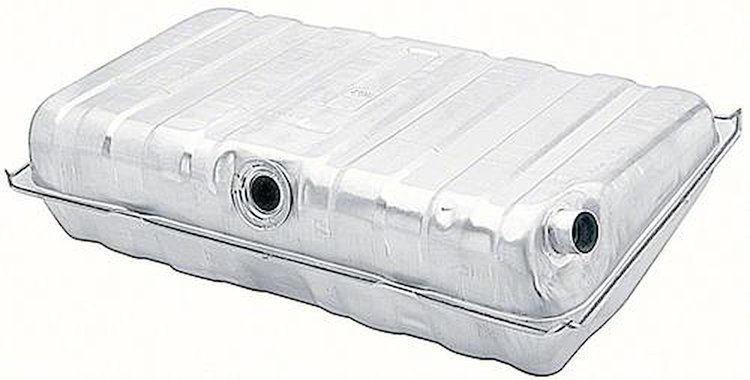 FT2000C Fuel Tank 1962-67 Chevy II, Nova; Stainless Steel; 2 & 4 Door Coupe, Sedan, Convertible; 16 Gallon Capacity; Except 1962