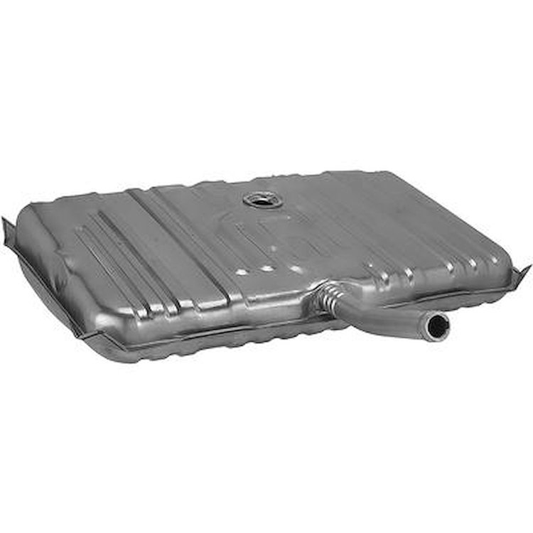 FT2015A Fuel Tank; 1970 Pontiac Tempest, Lemans, GTO; 20 Gallon Capacity, With Filler Neck; With 3 Vent Pipes, Zinc - GM34M