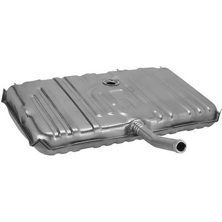 FT2016A Fuel Tank; 1971-72 Pontiac Lemans, GTO; 20 Gallon Capacity, With Filler Neck; With 3 Vent Pipes, Zinc - GM34I