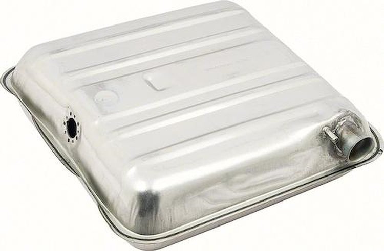 FT3002B Fuel Tank 1957 Chevy Bel Air/150/210; w/Square Corners; w/Vent Tube; 16 Gallon; Expt Nomad, Station Wagon