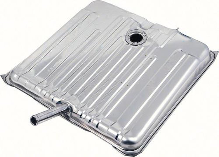FT4005C Fuel Tank 1968 Impala, Bel Air, Biscayne, Caprice, Bonneville, Catalina, Executive; w/ Filler Neck; Stainless Steel; 24