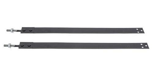 FT5104A Fuel Tank Mounting Straps 1973-91 Chevrolet, GMC C/K, R/V Series Truck; with 16, 20 Gallon Saddle Tank; EDP Coated; Pair