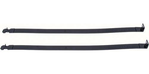 FT5107A Fuel Tank Mounting Straps 1988-2000 Chevy, GMC Pickup Truck; w/ 8' Foot Bed; 34 Gallon Tank; EDP Coated Steel; Pair