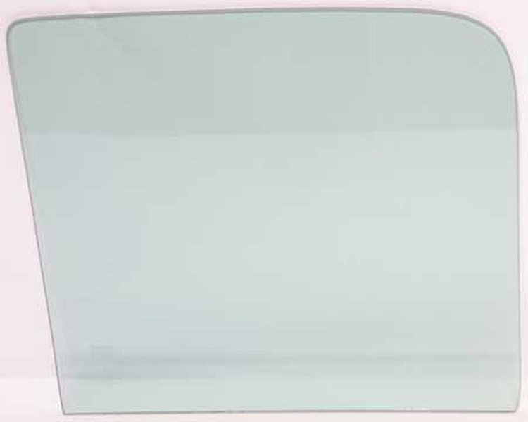 FT5154T Front Door Window Glass; 1951-54 Chevrolet, GMC, 3100, 3600, 3800 Series Truck; Green Tint; RH or LH; Each