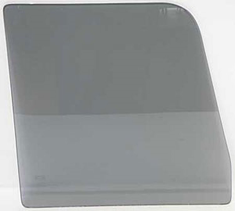 55-59 PICKUP FRONT DOOR GLASS SMOKE