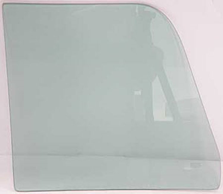 FT6063S 1960-63 GM C/K Series Truck Front Door Glass, Green Tint