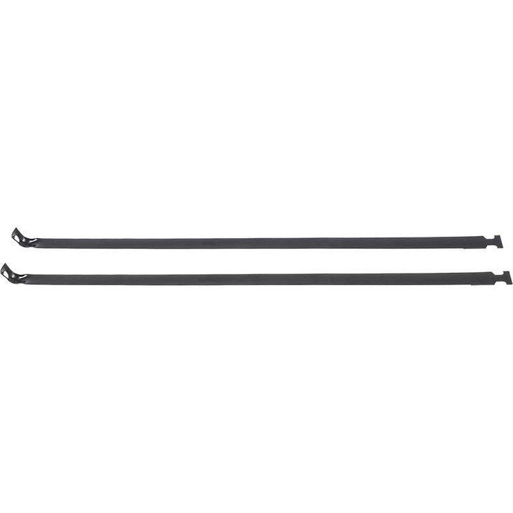FT6103A Fuel Tank Mounting Straps 1968-76 Dart, Demon, Duster, Valiant, 1968-69 Barracuda; EDP Coated Steel; Pair