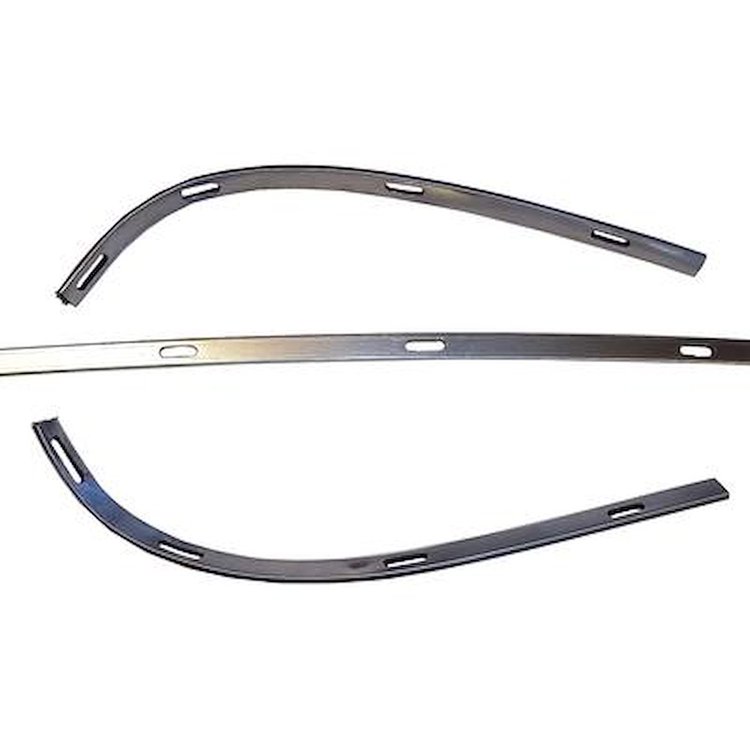 FTS6365 1963-65 Ford Falcon/Sprint/Mercury Comet/Caliente; Convertible Top Rear Tack Strip Bow Set