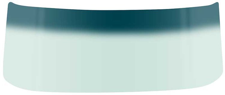 FW626T Tinted Windshield Glass 1963-64 Full-Size GM 2 Door Hardtop Or Convertible