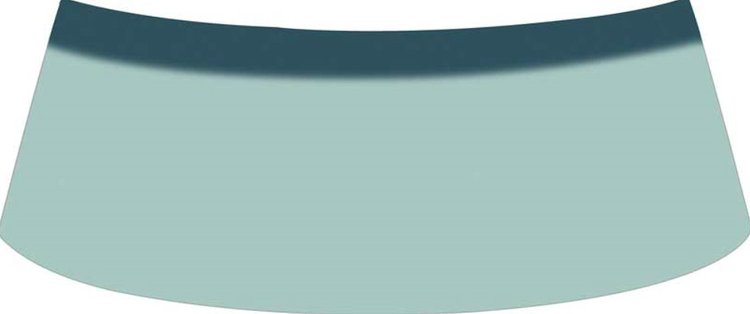 FW660T Windshield Glass 1965-68 Full-Size Chevrolet 2 Or 4-Door Hardtop/Convertible Tinted