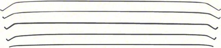 GM350 Headliner Bow Set 1967-69 Camaro, Firebird; Coupe; 5 Piece
