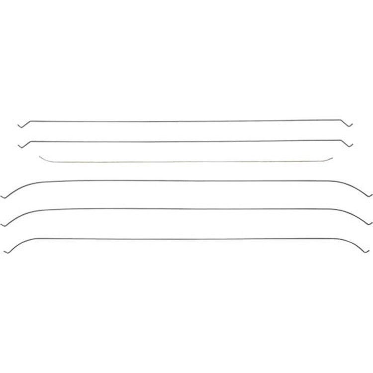 GM360 2-Door Hardtop 6 Piece Headliner Bow Set 1963-64 Chevrolet Full Size