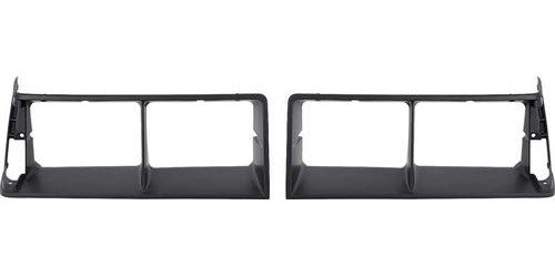 GN110009 1984-87 Grand National, GNX, T Type; Headlight Bezels; Black Finish; RH and LH; Pair