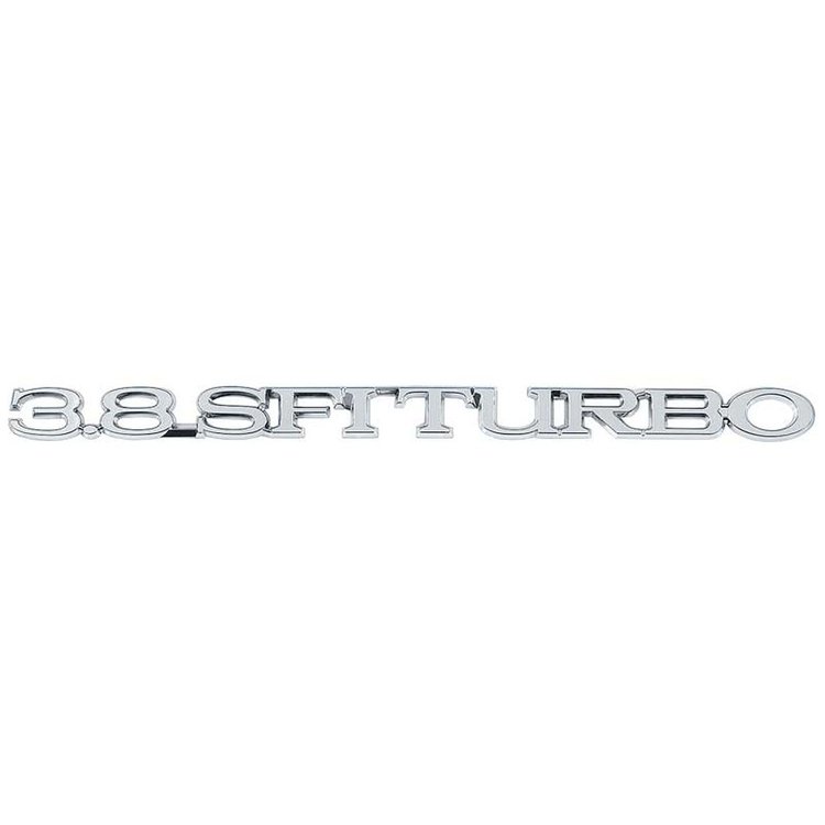 GN110013 1984-87 Regal 3.8 SFI Turbo Hood and Trunk Emblem