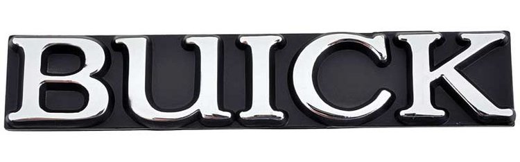 GN110108 Grille "Buick" Emblem for 1986-1987 Buick Regal, Grand National, T-Type