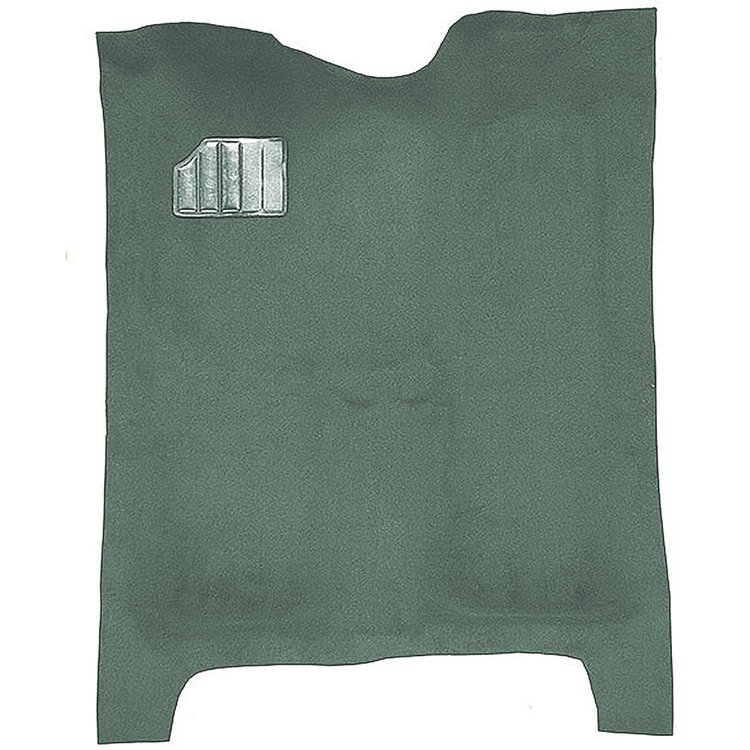 GN11016246 Molded Carpet 1978-87 Buick Regal; Cut Pile; Silver Green/Jade