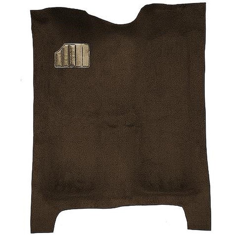 GN11016271 1982-87 Buick Regal; Molded Carpet; Cut Pile; Dark Briar Brown