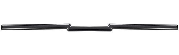 GN110358 1981-87 Buick Regal, Grand National 2 Door; Rear Bumper Impact Strip; With White Line Accent Paint
