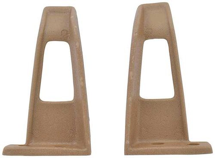 GN11082135 1978-87 Buick Regal; Bucket Seat Belt Guides; Camel Tan; Pair
