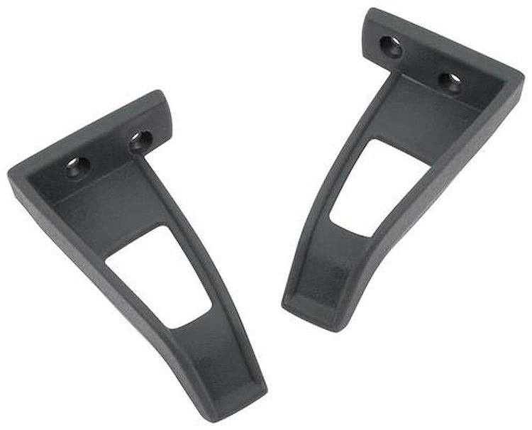 GN11082156 1978-87 Buick Regal; Bucket Seat Belt Guides; Gray; Pair
