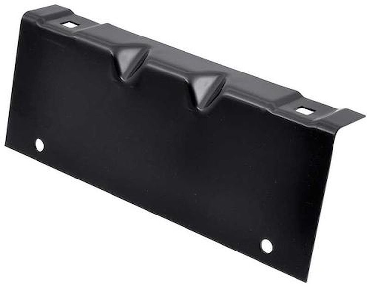 GN110861 1981-1987 Buick Regal; Front License Plate Bracket; Black