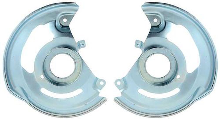 GN111377 1978-87 Buick Regal, 1981-88 Chevrolet El Camino, Malibu, Monte Carlo; Front Disc Brake Backing Plate Set; Pair