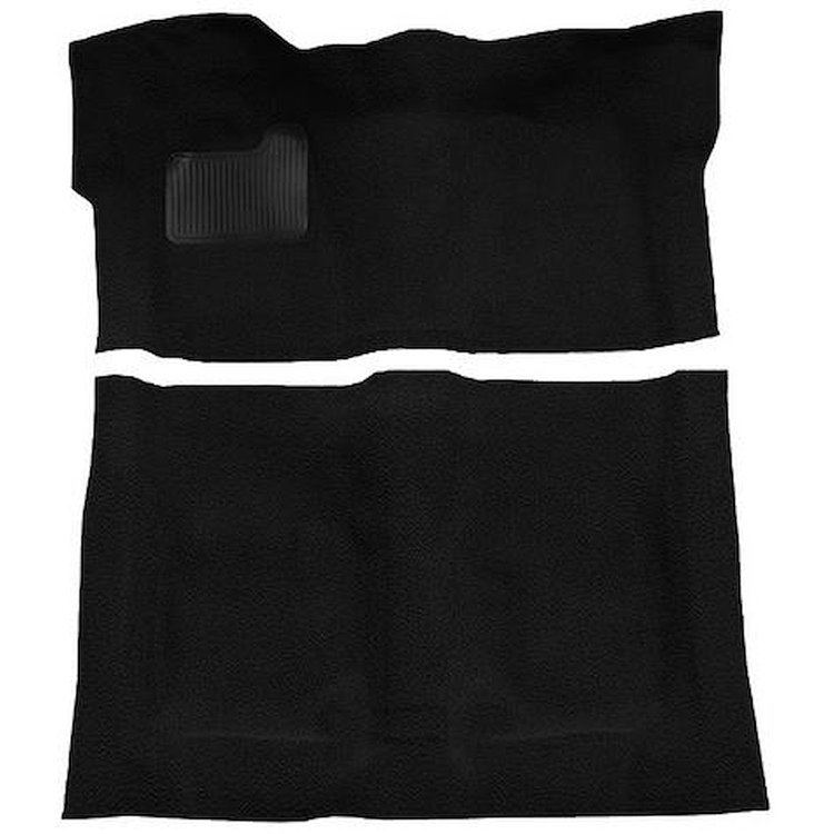 GN11138101 1974-75 Buick Regal; 2-Door; Complete Molded Carpet Kit; Cutpile; Black