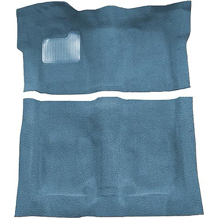 GN11138103 1974-75 Buick Regal; 2-Door; Complete Molded Carpet Kit; Cutpile; Blue