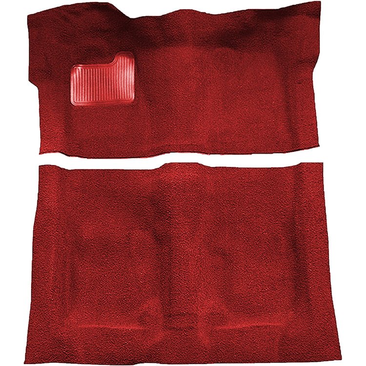 GN11138121 1974-75 Buick Regal; 2-Door; Complete Molded Carpet Kit; Cutpile; Oxblood