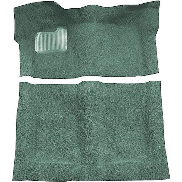 GN11138180 1974-75 Buick Regal; 2-Door; Complete Molded Carpet Kit; Cutpile; Sage Green