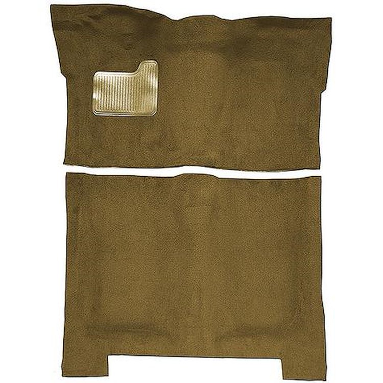 GN11138237 1974-75 Buick Regal; 4-Door; Complete Molded Carpet Kit; Cutpile; Buckskin