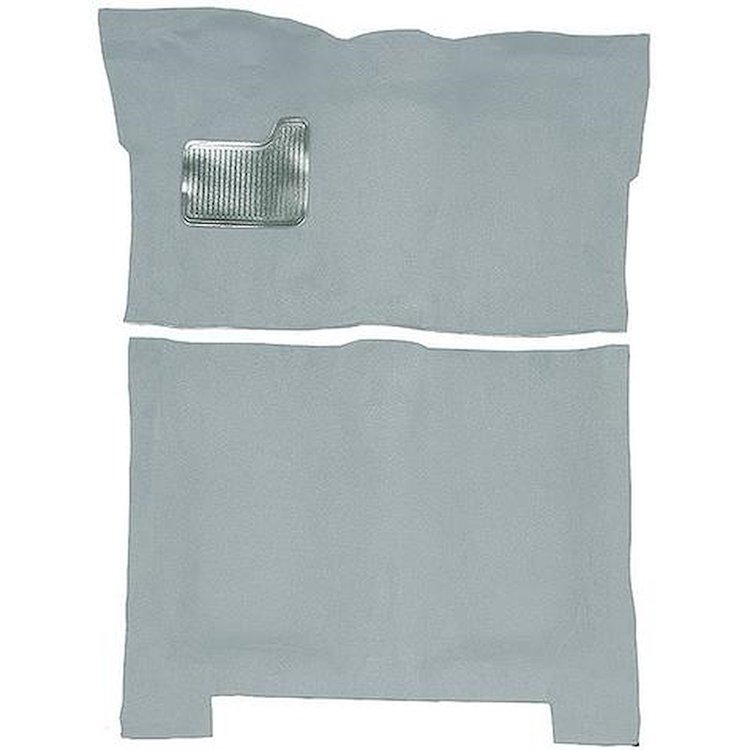 GN11138241 1974-75 Buick Regal; 4-Door; Complete Molded Carpet Kit; Cutpile; Powder Blue