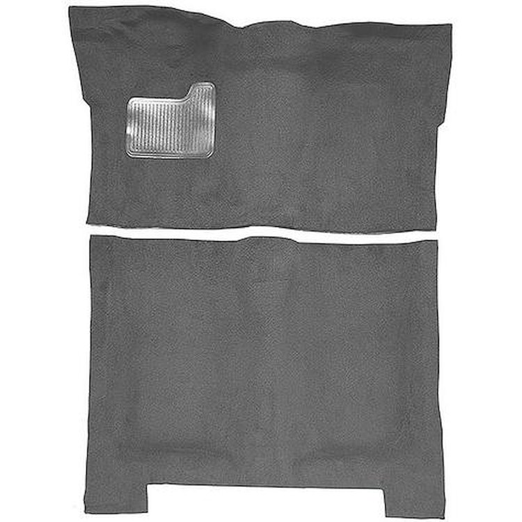 GN11138247 1974-75 Buick Regal; 4-Door; Complete Molded Carpet Kit; Cutpile; Dark Gray
