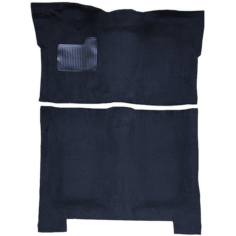 GN11138270 1974-75 Buick Regal; 4-Door; Complete Molded Carpet Kit; Cutpile; Navy Blue