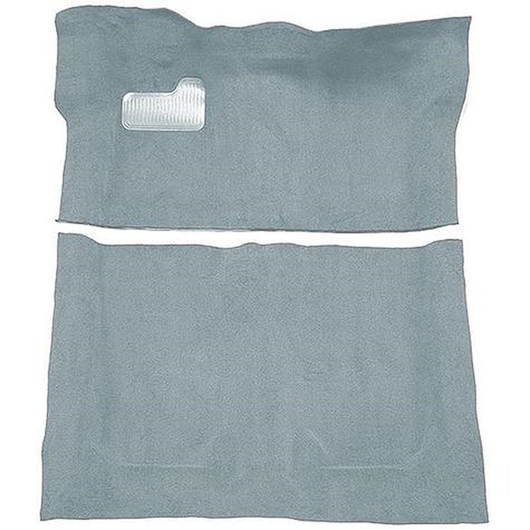 GN11138341 1976 Buick Regal; 2-Door; Complete Molded Carpet Kit; Cutpile; Powder Blue