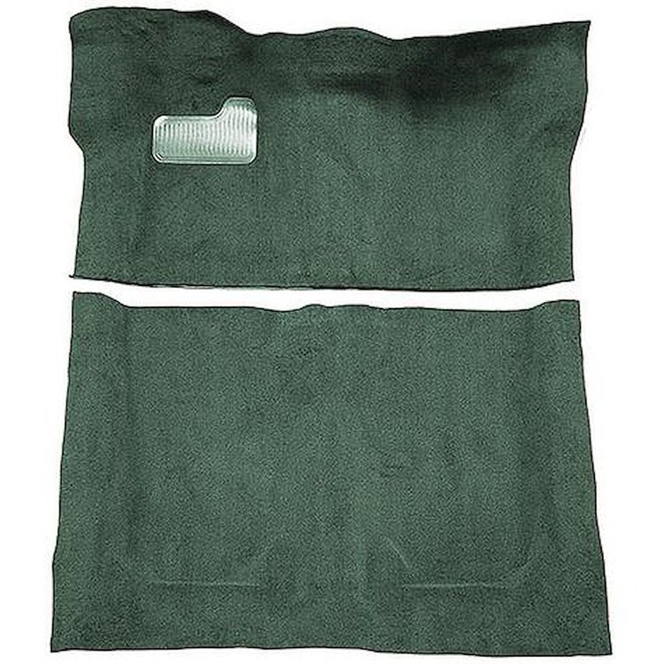 GN11138380 1976 Buick Regal; 2-Door; Complete Molded Carpet Kit; Cutpile; Sage Green