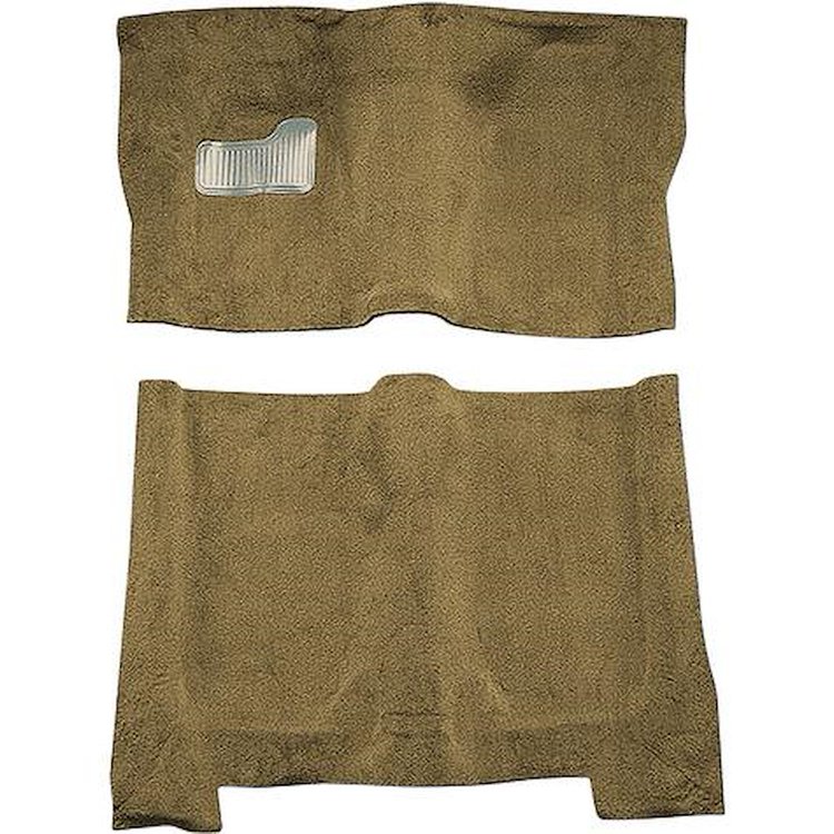 GN11138437 1976 Buick Regal; 4-Door; Complete Molded Carpet Kit; Cutpile; Buckskin