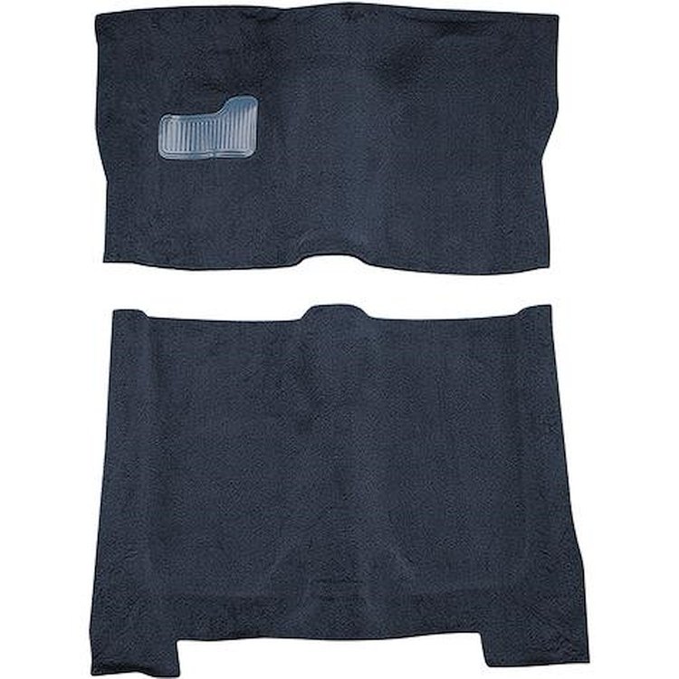 GN11138470 1976 Buick Regal; 4-Door; Complete Molded Carpet Kit; Cutpile; Navy Blue