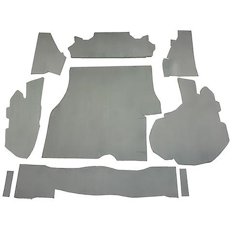 GN11138735 1984-87 Buick Regal Grand National; Trunk Mat Kit with Boards; Cutpile; Medium Doeskin