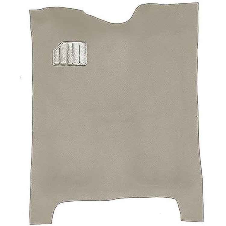 GN21016268 1982-87 Buick Regal; Molded Carpet; Mass Backing; Cutpile; Silver