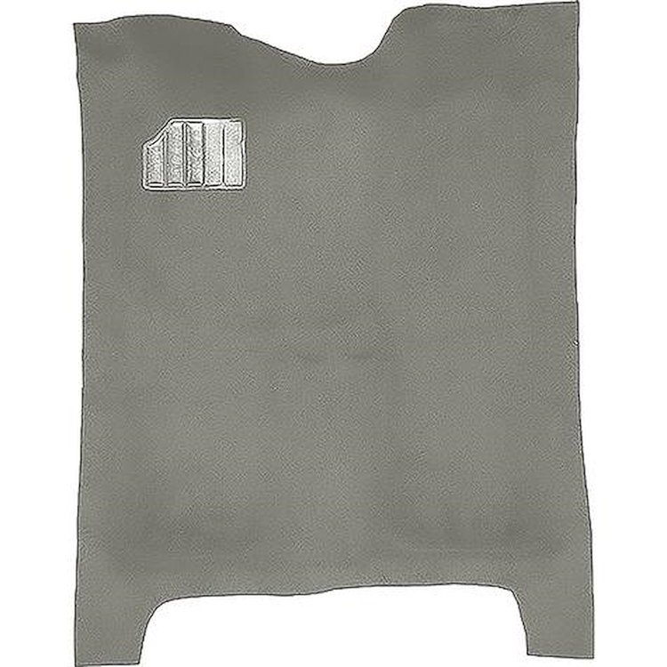 GN21016294 1982-87 Buick Regal; Molded Carpet; Mass Backing; Cutpile; Medium Sand Gray